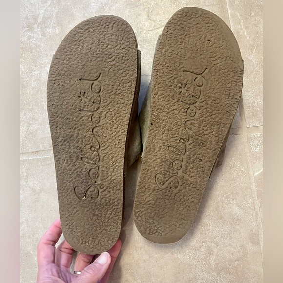 Pretty Splendid suede and cork slides! - Picture 5 of 9